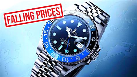 pre owned rolex prices falling|why are rolex prices going down.